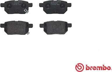 Brembo P 83 133 - Bremžu uzliku kompl., Disku bremzes autospares.lv