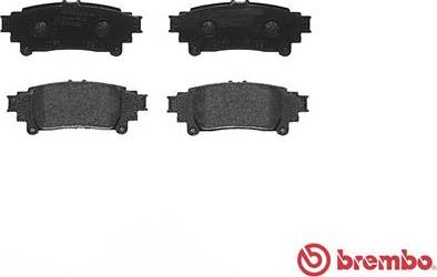 Brembo P 83 132 - Bremžu uzliku kompl., Disku bremzes www.autospares.lv