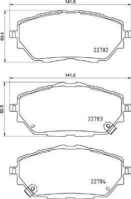 Brembo P 83 171 - Bremžu uzliku kompl., Disku bremzes www.autospares.lv