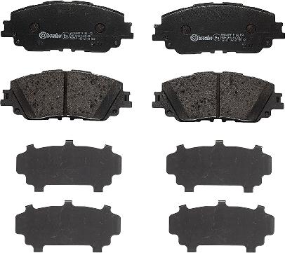 Brembo P 83 172 - Bremžu uzliku kompl., Disku bremzes www.autospares.lv