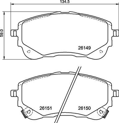 Brembo P 83 177 - Bremžu uzliku kompl., Disku bremzes www.autospares.lv