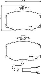 Brembo P 36 009 - Тормозные колодки, дисковые, комплект www.autospares.lv