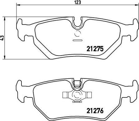 Brembo P 36 008 - Тормозные колодки, дисковые, комплект www.autospares.lv