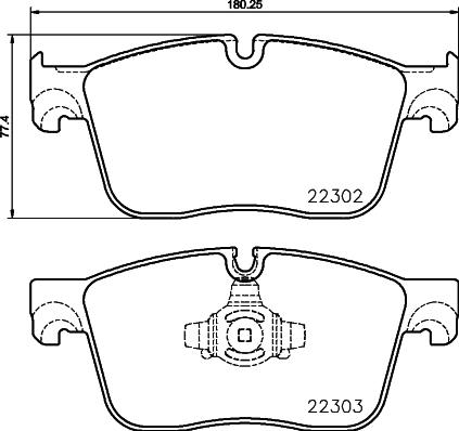 Brembo P 36 031 - Bremžu uzliku kompl., Disku bremzes www.autospares.lv