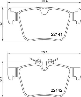 Brembo P 36 037 - Bremžu uzliku kompl., Disku bremzes www.autospares.lv