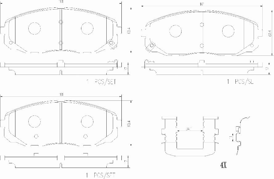 Brembo P30095N - Bremžu uzliku kompl., Disku bremzes www.autospares.lv