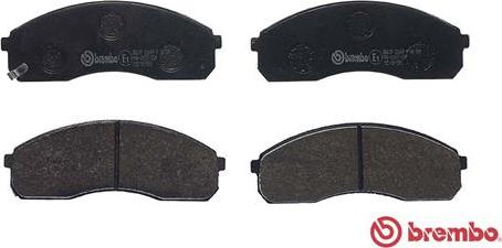 Brembo P 30 091 - Bremžu uzliku kompl., Disku bremzes www.autospares.lv