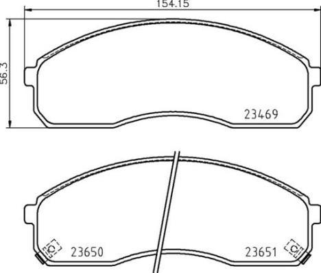 Brembo P 30 091 - Bremžu uzliku kompl., Disku bremzes www.autospares.lv