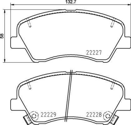 Brembo P 30 098 - Тормозные колодки, дисковые, комплект www.autospares.lv