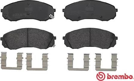 Brembo P 30 041 - Bremžu uzliku kompl., Disku bremzes www.autospares.lv