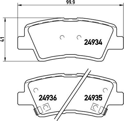 Brembo P 30 047 - Тормозные колодки, дисковые, комплект www.autospares.lv