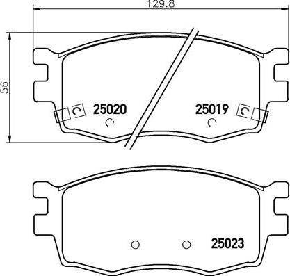 Brembo P 30 069 - Bremžu uzliku kompl., Disku bremzes www.autospares.lv