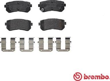 Brembo P 30 068 - Bremžu uzliku kompl., Disku bremzes www.autospares.lv