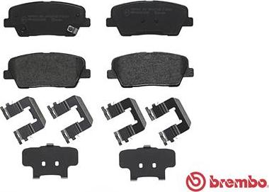 Brembo P 30 063 - Bremžu uzliku kompl., Disku bremzes www.autospares.lv