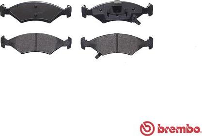 Brembo P 30 062 - Bremžu uzliku kompl., Disku bremzes www.autospares.lv