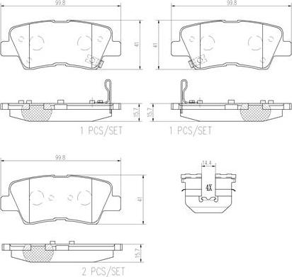 Brembo P30067N - Brake Pad Set, disc brake www.autospares.lv