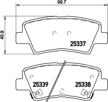 Brembo P 30 067X - Bremžu uzliku kompl., Disku bremzes autospares.lv