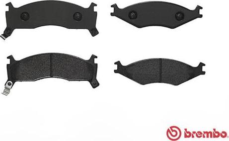 Brembo P 30 006 - Bremžu uzliku kompl., Disku bremzes www.autospares.lv