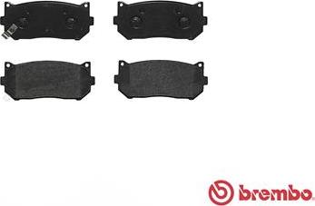 Brembo P 30 008 - Bremžu uzliku kompl., Disku bremzes www.autospares.lv