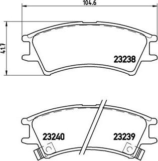 Brembo P 30 011 - Bremžu uzliku kompl., Disku bremzes www.autospares.lv