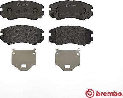 Brembo P 30 018 - Тормозные колодки, дисковые, комплект www.autospares.lv