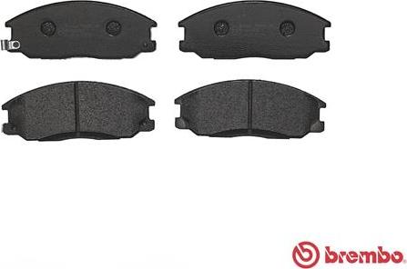 Brembo P 30 013 - Тормозные колодки, дисковые, комплект www.autospares.lv