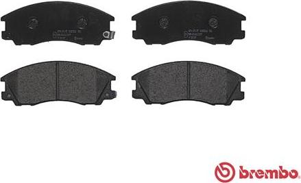 Brembo P 30 017 - Bremžu uzliku kompl., Disku bremzes www.autospares.lv