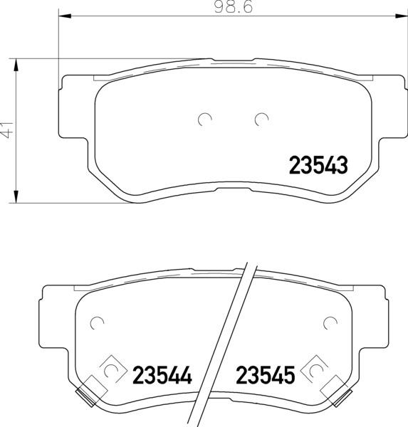 Brembo P 30 088 - Bremžu uzliku kompl., Disku bremzes www.autospares.lv