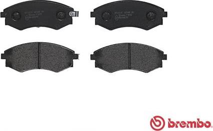 Brembo P 30 022 - Bremžu uzliku kompl., Disku bremzes www.autospares.lv