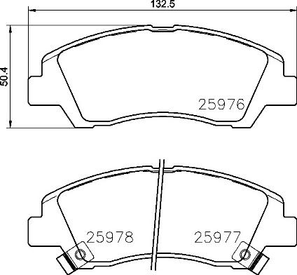 Brembo P 30 076 - Bremžu uzliku kompl., Disku bremzes autospares.lv