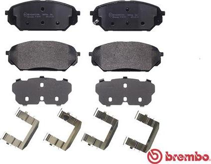 Brembo P 30 071 - Bremžu uzliku kompl., Disku bremzes www.autospares.lv