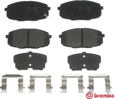 Brembo P 30 077 - Bremžu uzliku kompl., Disku bremzes www.autospares.lv