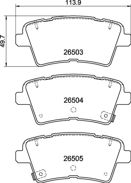 Brembo P 30 147 - Bremžu uzliku kompl., Disku bremzes www.autospares.lv