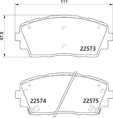 Brembo P 30 115 - Тормозные колодки, дисковые, комплект www.autospares.lv