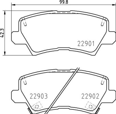 Brembo P 30 111 - Bremžu uzliku kompl., Disku bremzes www.autospares.lv