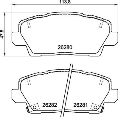 Brembo P 30 125 - Bremžu uzliku kompl., Disku bremzes www.autospares.lv