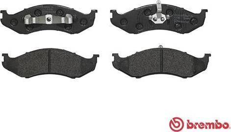 Brembo P 37 004 - Bremžu uzliku kompl., Disku bremzes www.autospares.lv