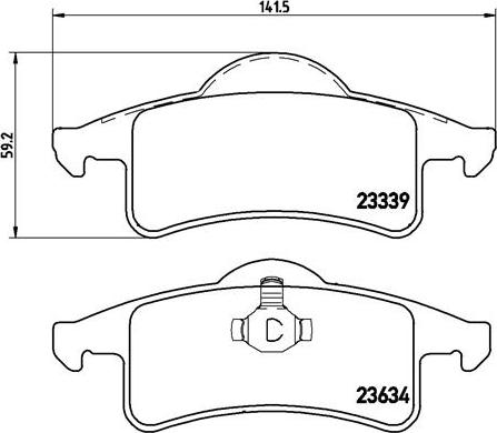 Brembo P 37 006 - Bremžu uzliku kompl., Disku bremzes www.autospares.lv