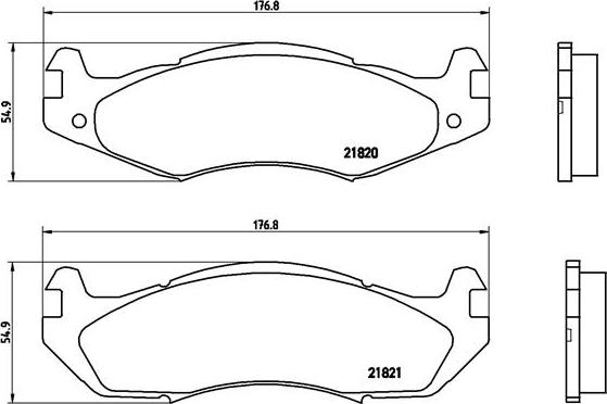 Brembo P 37 001 - Bremžu uzliku kompl., Disku bremzes www.autospares.lv