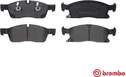 Brembo P 37 015 - Bremžu uzliku kompl., Disku bremzes autospares.lv