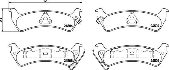 Brembo P 37 012 - Bremžu uzliku kompl., Disku bremzes www.autospares.lv