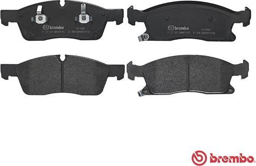 Brembo P 37 017 - Bremžu uzliku kompl., Disku bremzes autospares.lv