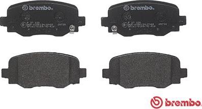 Brembo P 37 020 - Bremžu uzliku kompl., Disku bremzes www.autospares.lv