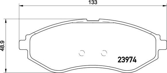 Brembo P 24 048 - Тормозные колодки, дисковые, комплект www.autospares.lv