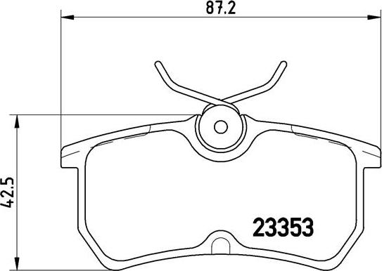 Brembo P 24 047 - Bremžu uzliku kompl., Disku bremzes www.autospares.lv