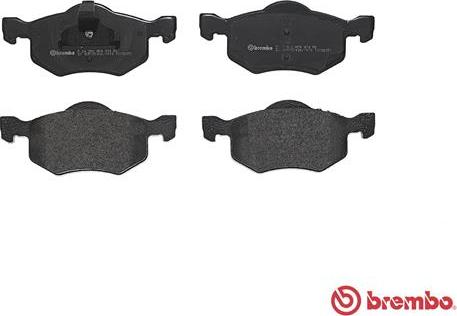 Brembo P 24 056 - Bremžu uzliku kompl., Disku bremzes www.autospares.lv