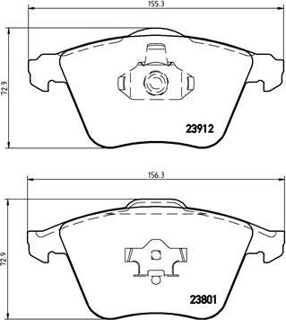 Brembo P 24 057 - Bremžu uzliku kompl., Disku bremzes www.autospares.lv