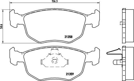 Brembo P 24 069 - Bremžu uzliku kompl., Disku bremzes www.autospares.lv