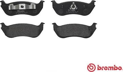 Brembo P 24 068 - Тормозные колодки, дисковые, комплект www.autospares.lv