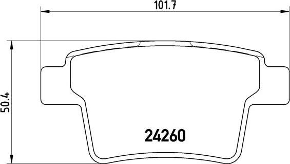 Brembo P 24 063 - Bremžu uzliku kompl., Disku bremzes autospares.lv